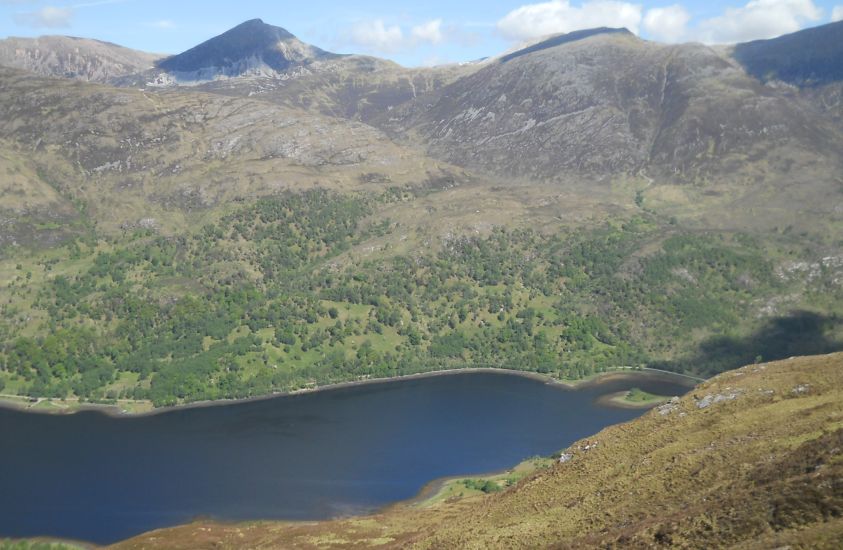 The Mamores above Loch Leven from Garbh Bheinn